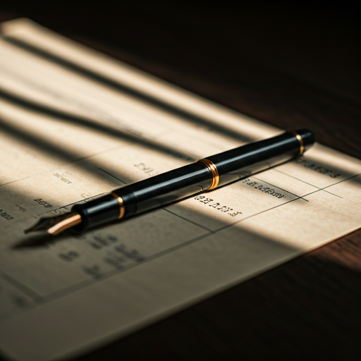 Executive contract signing
